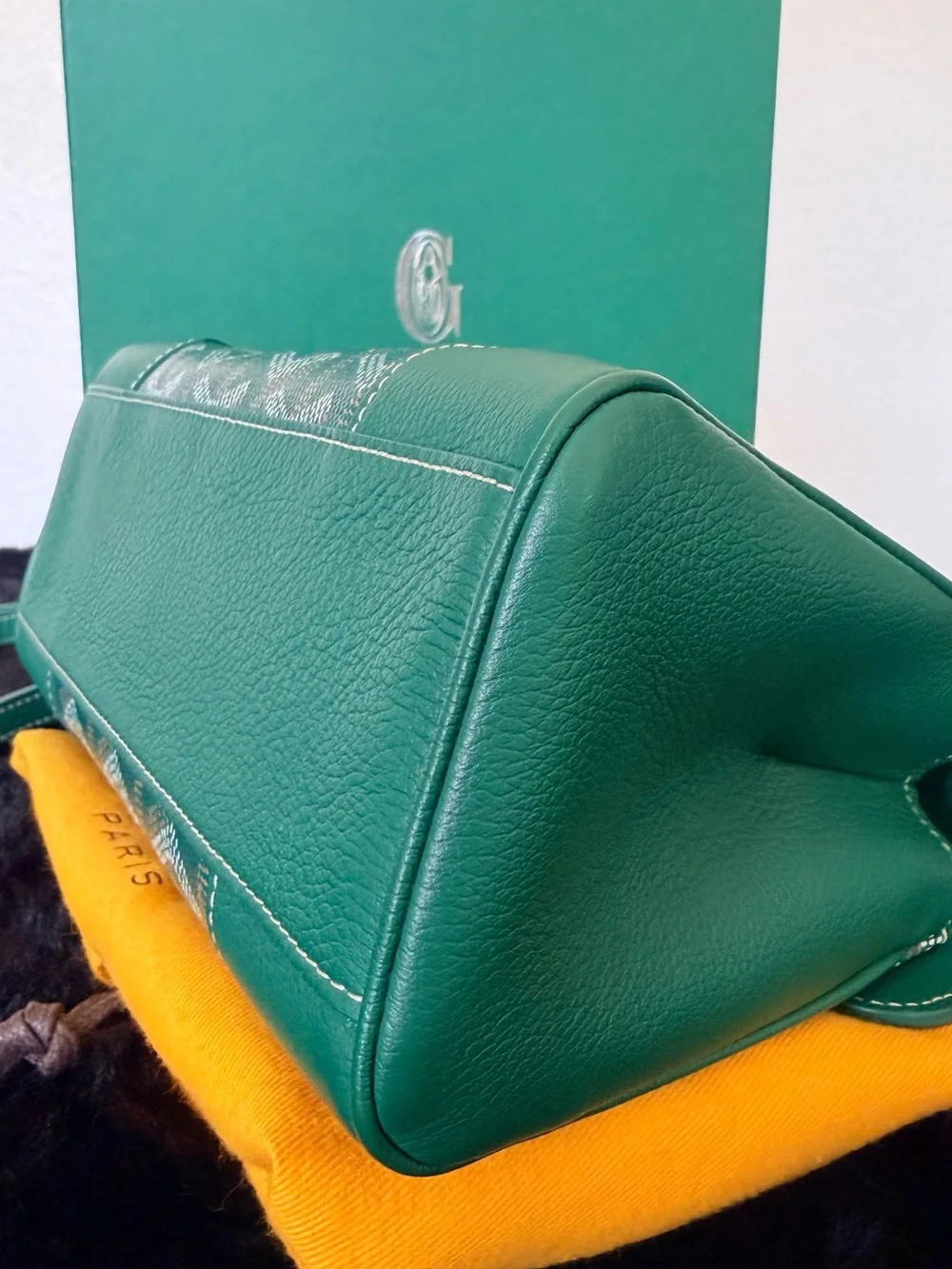 SOLD‼️‼️‼️GOYARD SAÏGON MINI GREEN | ENTRUPY + FULL SET